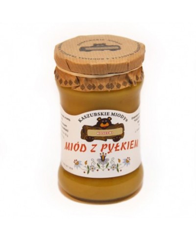 Miod z pylkiem kwiatowym  KASZUBSKI 400g