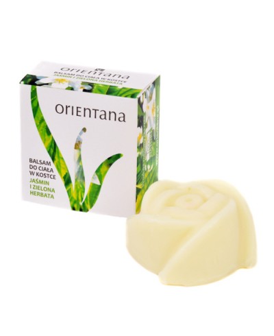 Balsam do ciała w kostce JAŚMIN I ZIELONA HERBATA 60g ORIENTANA