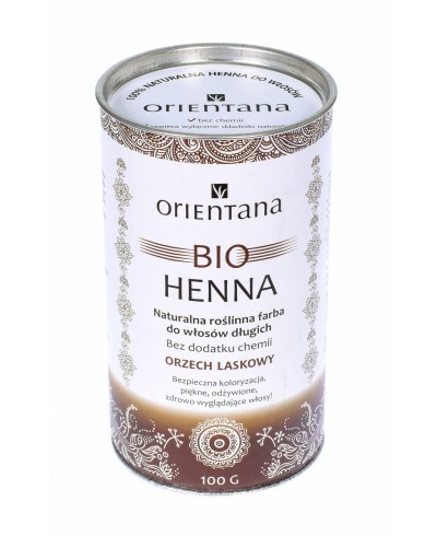 Bio Henna ORZECH LASKOWY do włosów długich 100g ORIENTANA