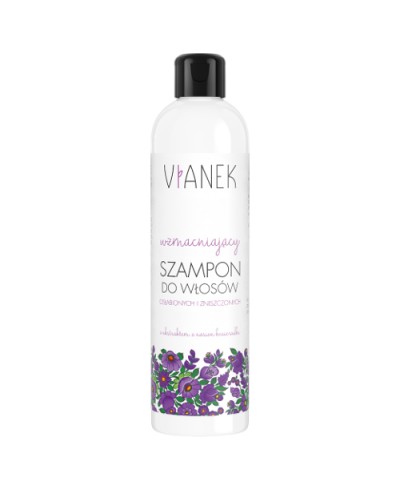 Szampon wzmacniający do włosów osłabionych i zniszczonych VIANEK 300 ml