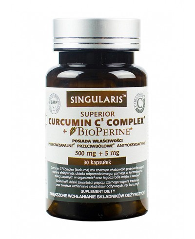 Curcumin C3 Complex+ Bioperine 30 kaps. SINGULARIS