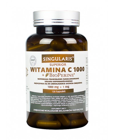 Witamina C 1000+ Bioperine superior 120 ka