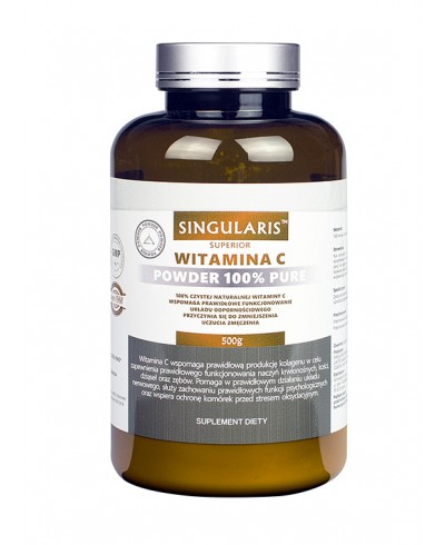 Witamina C powder 100% pure 500g SINGULARIS