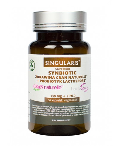 Synbiotic żurawina + probiotyk superior 30 kaps. SINGULARIS