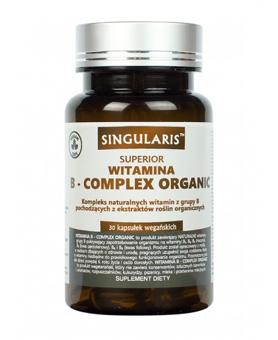 Witamina B complex organic 30 kaps. SINGULARIS