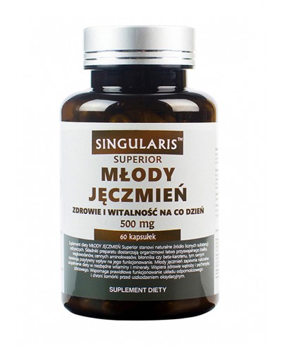 Młody jęczmień 500mg 60 kaps. SINGULARIS