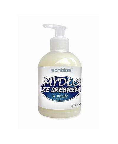 Mydło naturalne do rąk ze srebrem SANBIOS 300 ml