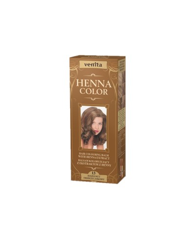 Balsam Koloryzujący 13 ORZECH LASKOWY do włosów  Henna Color VENITA 75 ml