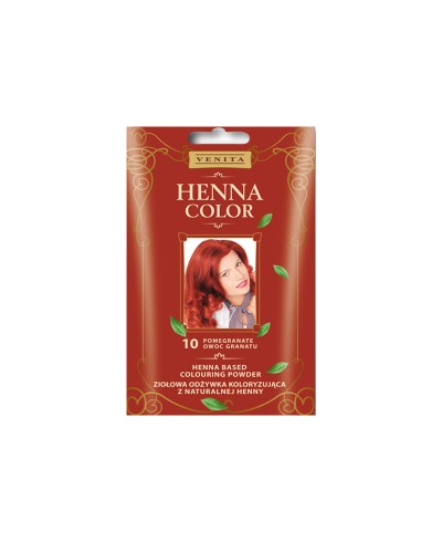 Ziołowa odżywka koloryzująca 19 CZARNA CZEKOLADA do włosów  Henna Color VENITA