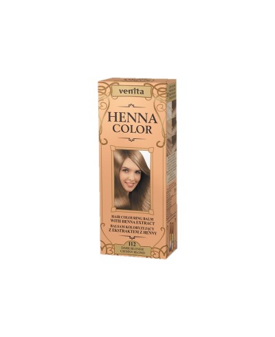 Balsam Koloryzujący 112 WIŚNIA do włosów  Henna Color VENITA 75 ml
