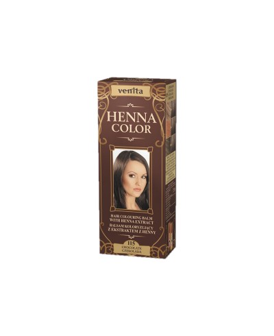 Balsam Koloryzujący 115 CZEKOLADA do włosów  Henna Color VENITA 75 ml