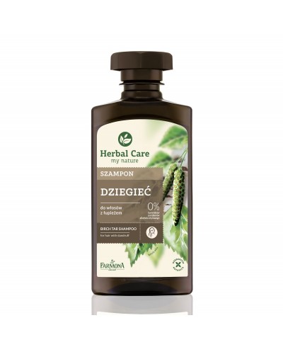 Szampon do włosów dziegieć Herbal Care FARMONA 330 ml