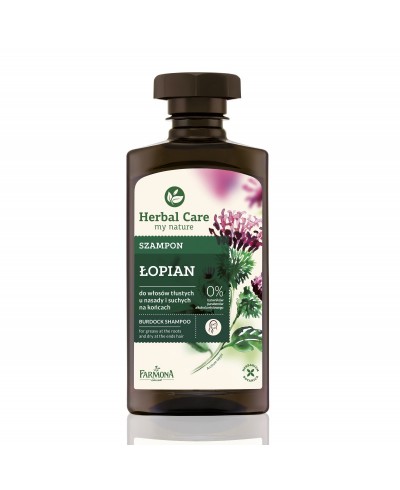 Szampon do włosów łopian Herbal Care FARMONA 330 ml