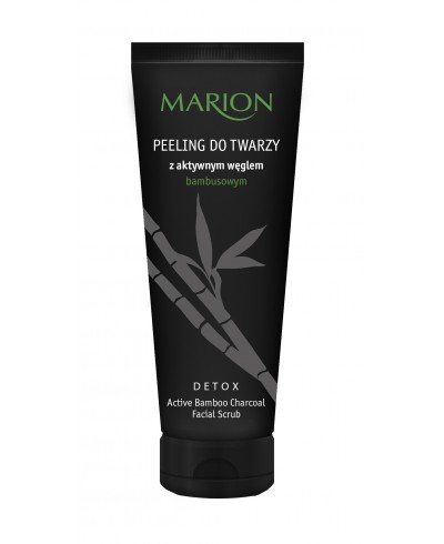 Peeling do twarzy z aktywnym węglem bambusowym Detox MARION 75 ml