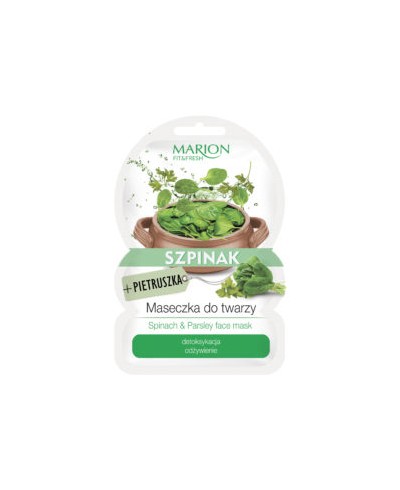 Maseczka do twarzy szpinak + pietruszka Fit&Fresh MARION 9 g