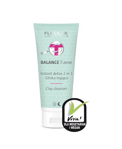 Glinka myjąca do twarzy 2 w 1 Instant Detox FLOS - LEK 125 ml