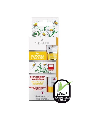 Żel pod oczy z arniką na sińce i obrzęki FLOS - LEK 15 ml