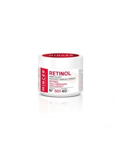 Krem do twarzy, tłusty, regenerujący 60+ Retinol MINCER PHARMA 50 ml