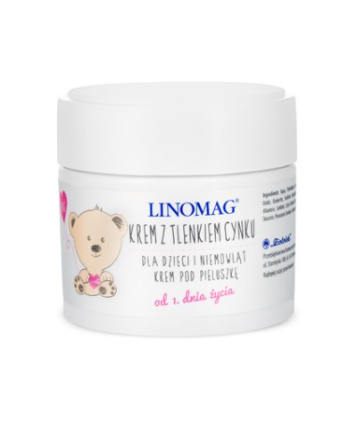 Krem pod pieluszkę z tlenkiem cynku LINOMAG 50 ml