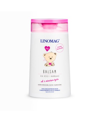 Balsam dla dzieci nawilżająco - natłuszczający LINOMAG 200 ml