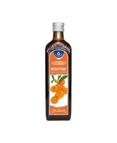 Sok naturalny 100% z rokitnika OLEOFARM 490 ml