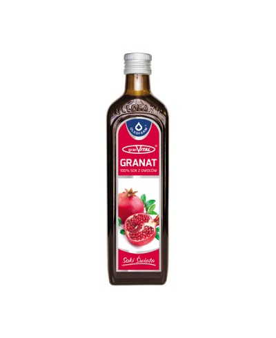 Sok naturalny 100% z granatu OLEOFARM 490 ml
