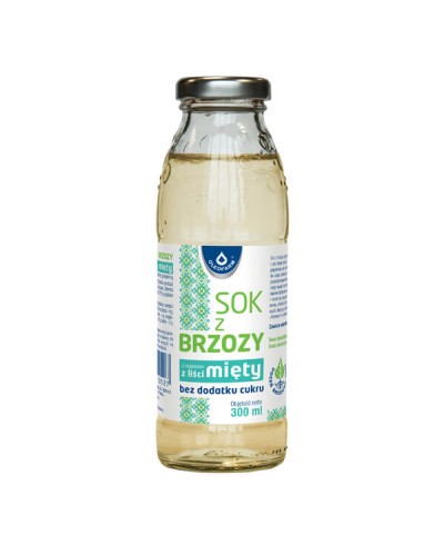 Sok z brzozy z dodatkiem soku z jabłek bez dodatku cukru OLEOFARM 1 l