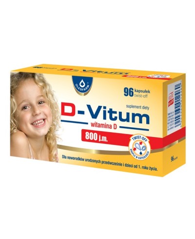 Witamina D 1000 j.m. dla dzieci w areozolu D - Vitum OLEOFARM 6 ml