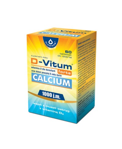 Calcium Forte D - Vitum OLEOFARM 60 tabletek