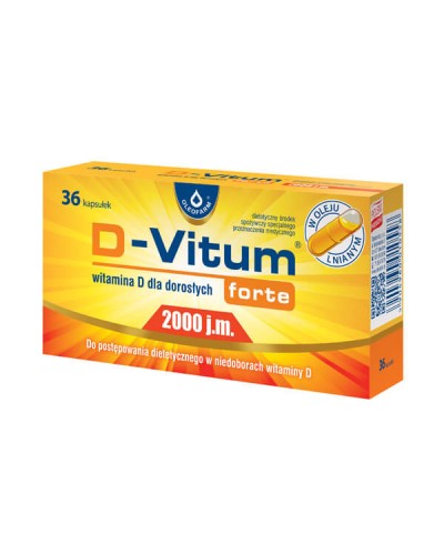 Witamina D i K  Forte D - Vitum OLEOFARM 