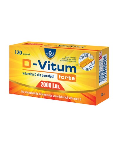 Witamina D i K  Forte D - Vitum OLEOFARM 