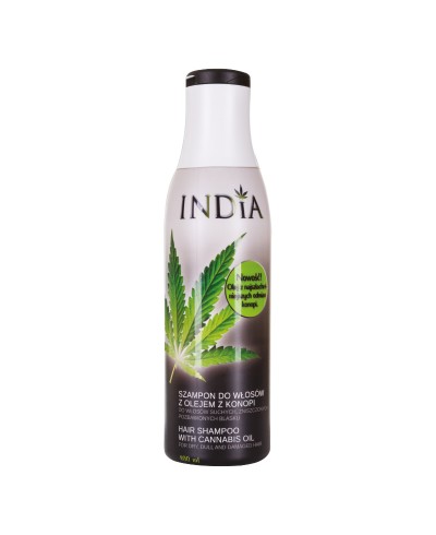 Szampon do włosów z olejem z konopi INDIA 400 ml