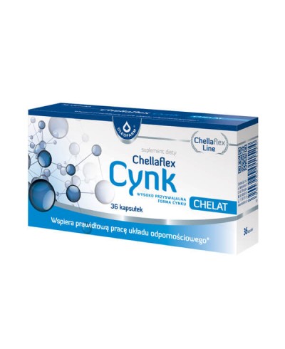 Chellaflex cynk OLEOFARM 36 kapsułek
