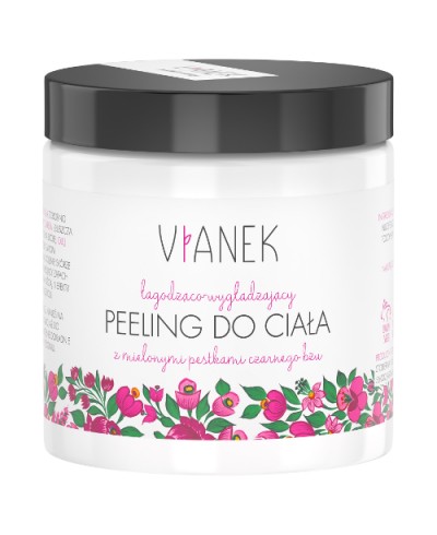 Łagodzący wygładzający peeling do ciała VIANEK 200 ml