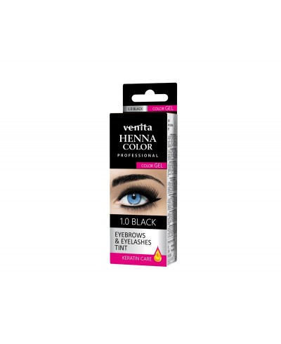 Henna do brwi i rzęs w żelu Black VENITA 15 g