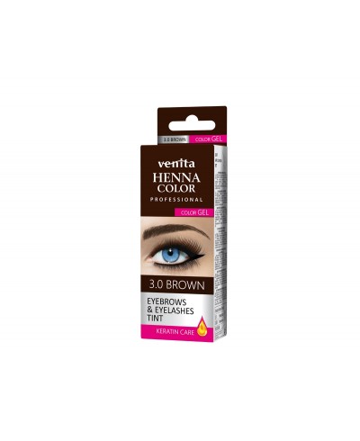 Henna do brwi i rzęs w żelu Black VENITA 15 g