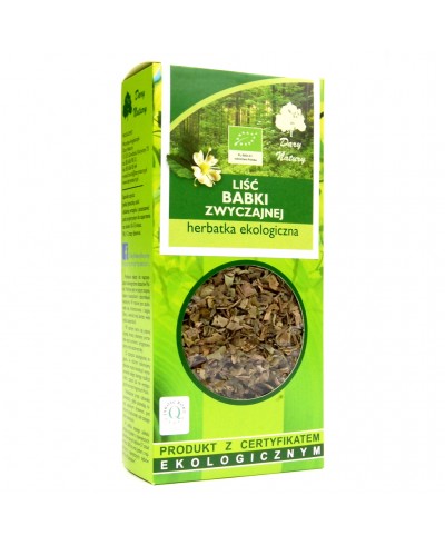 Herbatka ekologiczna z liści babki zwyczajnej DARY NATURY 25 g