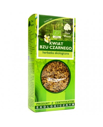 Herbatka ekologiczna kwiat czarnego bzu DARY NATURY 25 g