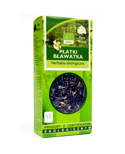 Herbatka ekologiczna płatki bławatka DARY NATURY 25 g