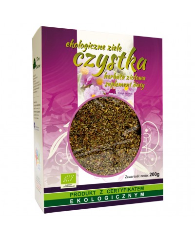 Herbatka ekologiczna ziele czystka DARY NATURY 200 g