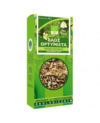 Herbatka ekologiczna bądź optymistą DARY NATURY 