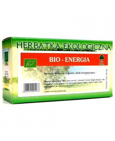 Herbatka ekologiczna ekspresowa bio energia DARY NATURY