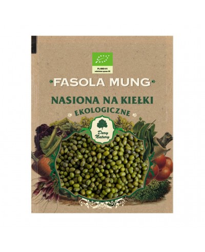 Nasiona ekologiczne na kiełki fasola mung