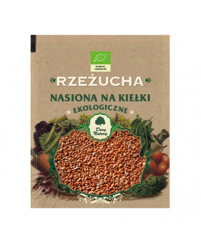 Nasiona ekologiczne na kiełki rzeżucha DARY NATURY 50 g