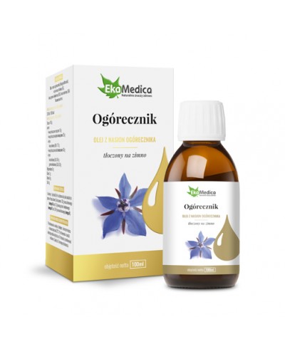 Olej z nasion ogórrecznika tłoczony na zimno EKAMEDICA 100 ml