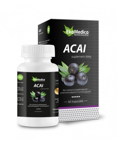 Acai suplement diety EKAMEDICA 60 kapsułek