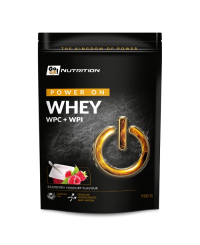 Białko serwatkowe WHEY malina jogurt GO ON! NUTRITION 750 g