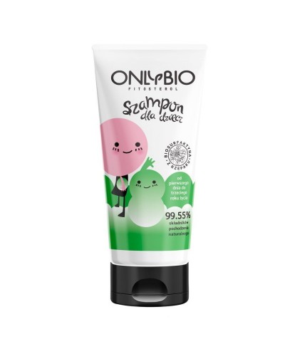 Szampon dla dzieci od pierwszych dni do 3-go roku życia ONLYBIO 200 ml