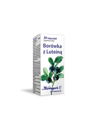 Borówka z luteiną HERBAPOL 30 kapsułek