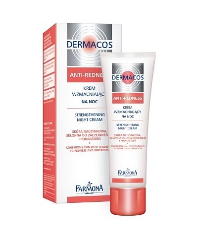 DERMACOS ANTI REDNESS Krem wzmacniający na noc